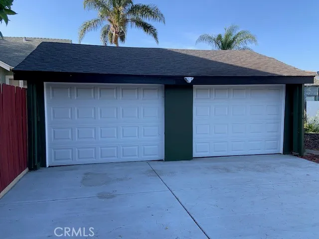 a backyard of a house