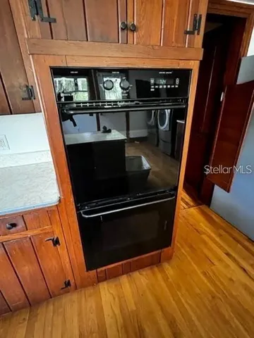 a close view of utility room