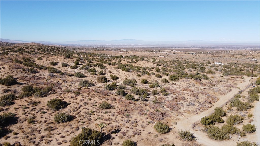 0 Fort Tejon Road Littlerock, CA 93543 - Photo 3 of 11 an aerial view of house with yard and mountain view in back