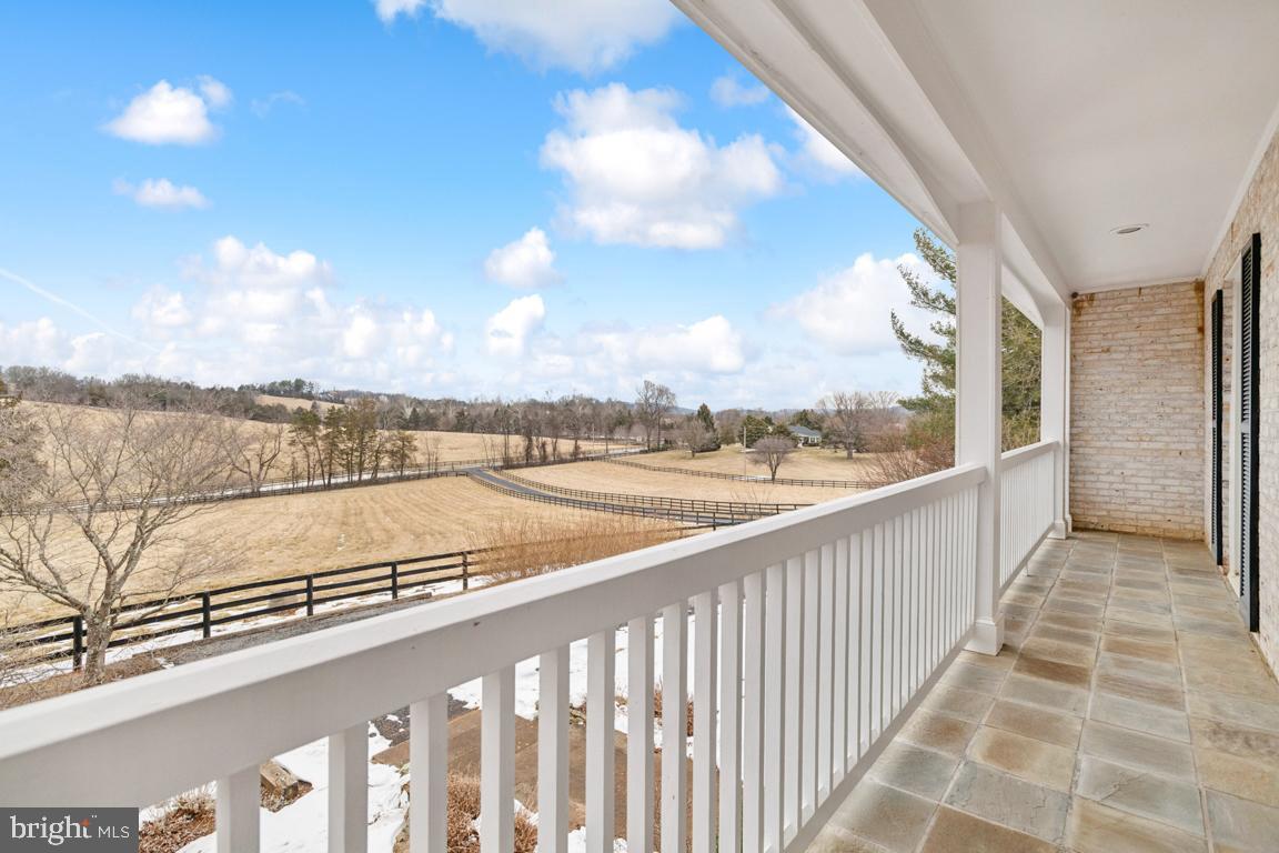 9033 Old Waterloo Road Warrenton, VA 20186 - Photo 22 of 48 View From Second Floor Covered Balcony