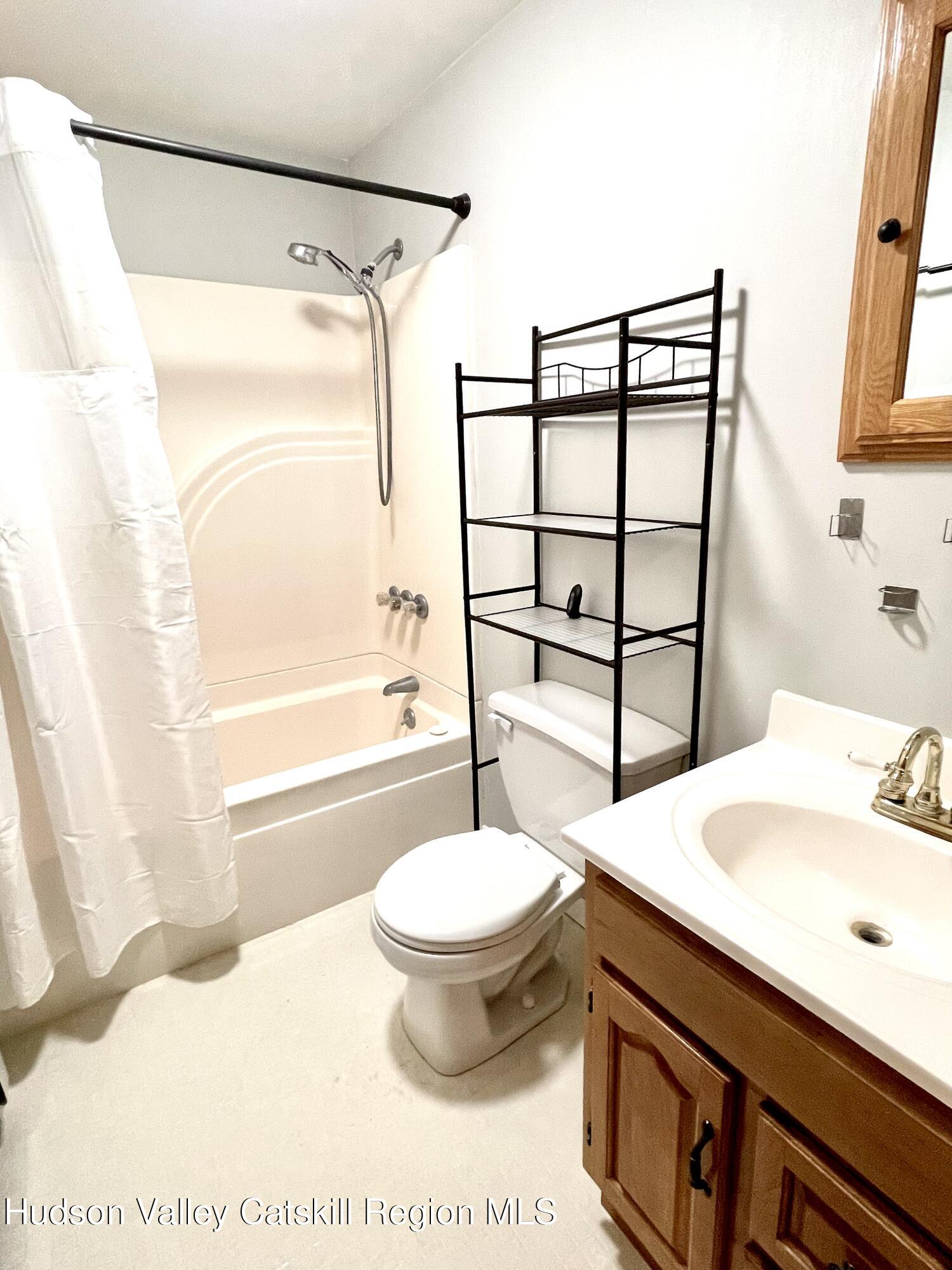 265 Scribner Hollow Road Hunter, NY 12442 - Photo 15 of 26 a bathroom with a sink toilet and shower