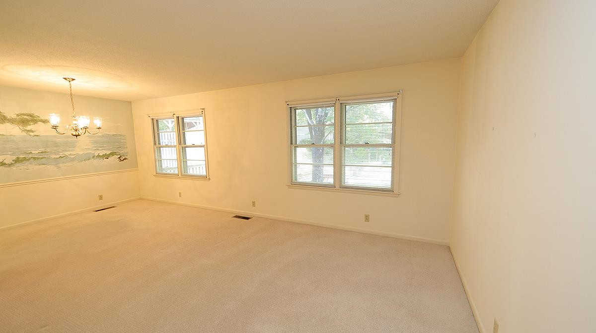 3440 Allendale Drive Raleigh, NC 27604 - Photo 9 of 23 Entertain nicely in this living - dining room combination.