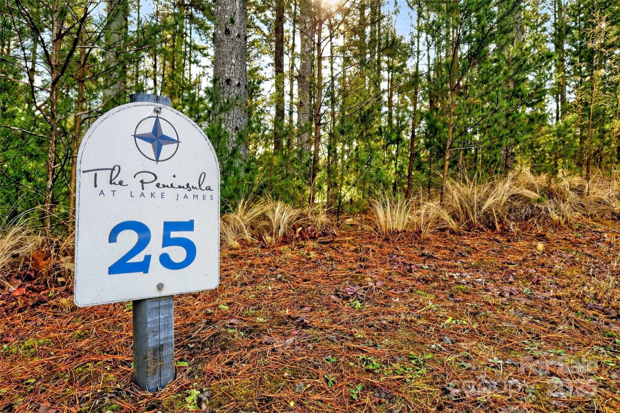 365 Peninsula Reserve Road, Unit 25 Nebo, NC 28761 - Photo 5 of 47 a sign that is on a pole