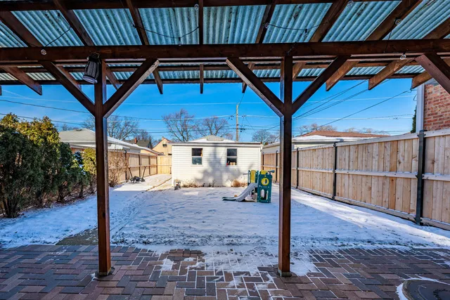 a view of a roof deck