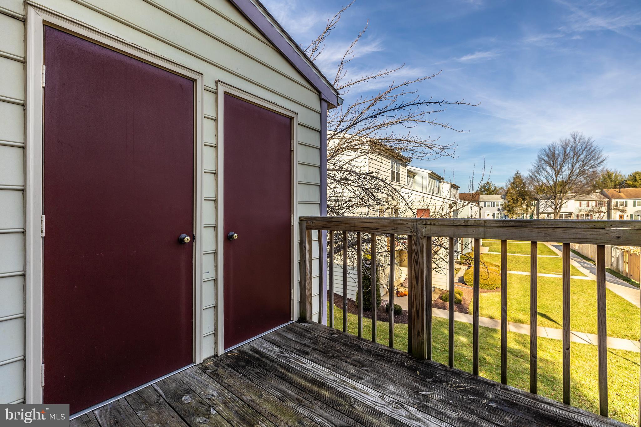 432 Terry Court, Unit B4 Frederick, MD 21701 - Photo 17 of 19 Balcony with storage