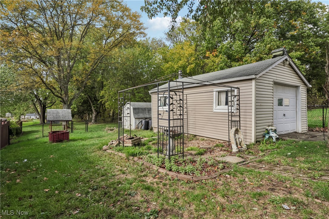1674 Betz Road Akron, OH 44306 - Photo 25 of 29 View of the fenced back yard
