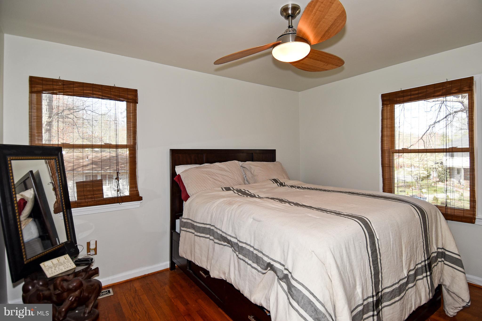 12917 Sturbridge Road Woodbridge, VA 22192 - Photo 12 of 29 Bedroom #2 with hardwood floors and ceiling fan.