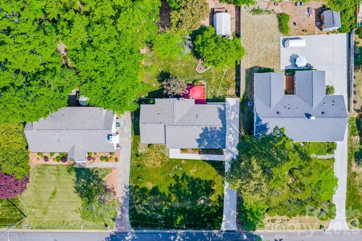 6701 Ronda Avenue Charlotte, NC 28211 - Photo 46 of 46 an aerial view of house with yard and swimming pool