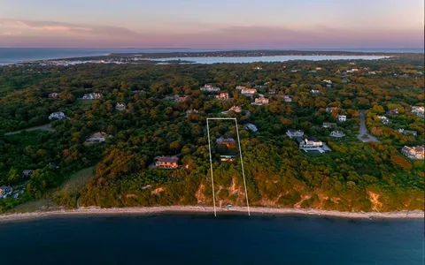 a view of city and green space