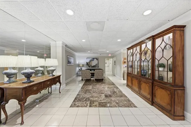 a living room with stainless steel furniture or outdoor and a table