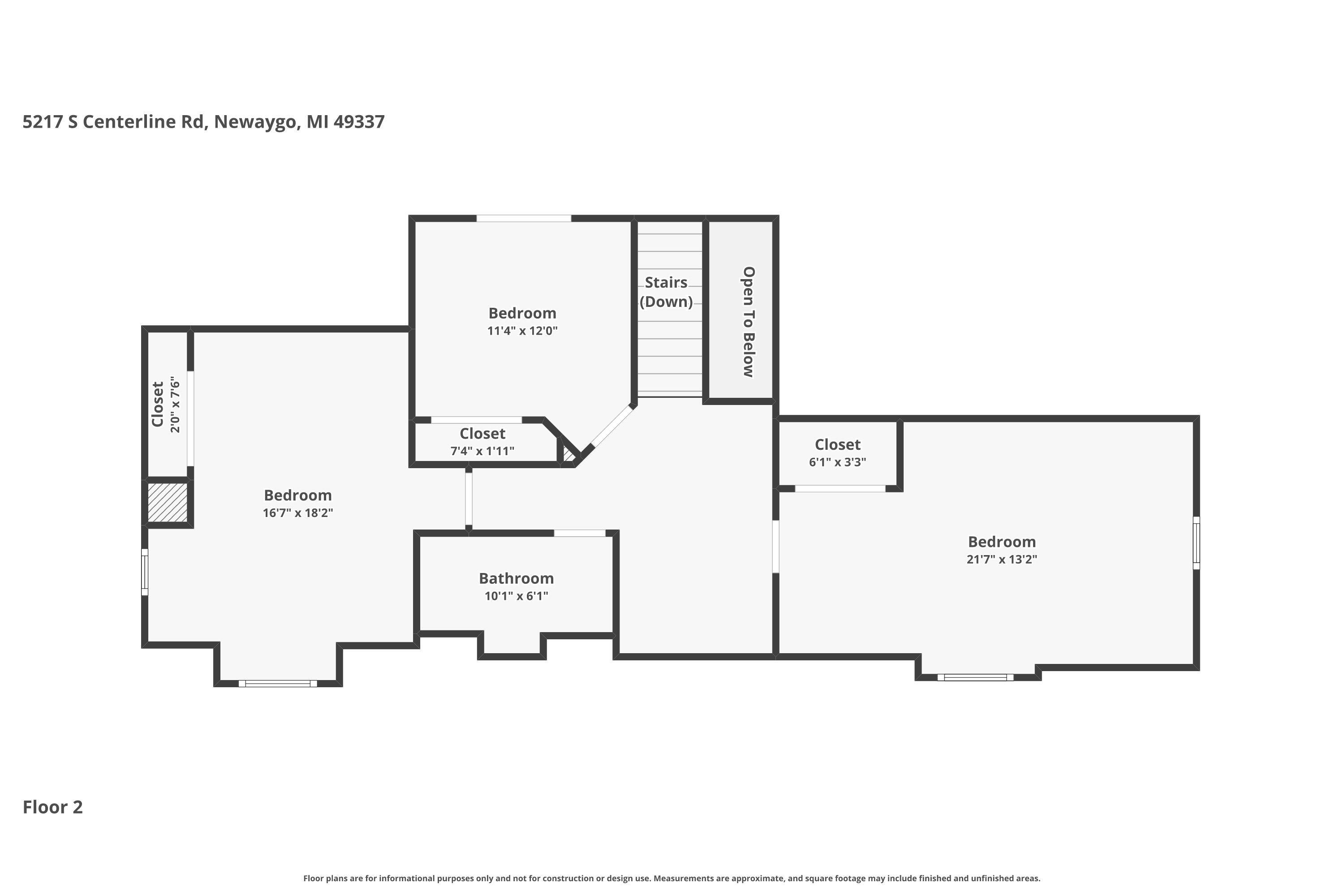 5217 South Centerline Road Newaygo, MI 49337 - Photo 43 of 44 Floor-2