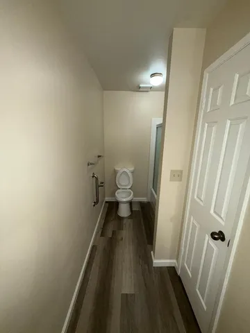 a view of a bathroom