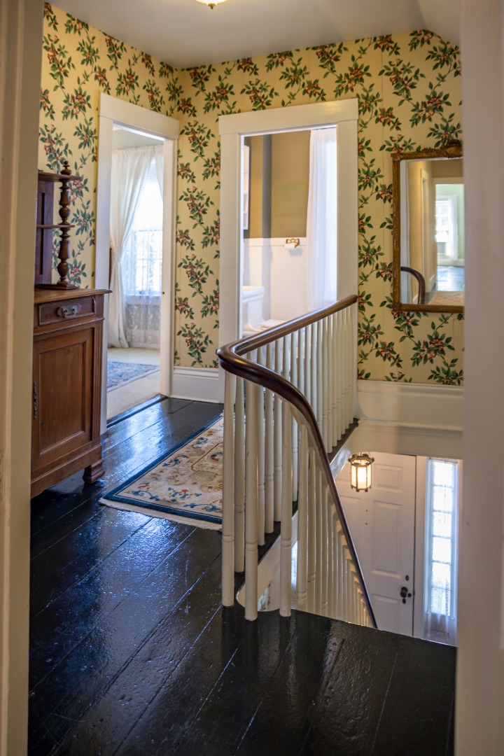 70 Spring Street Vineyard Haven, MA 02568 - Photo 39 of 68 a view of entryway and hall with wooden floor