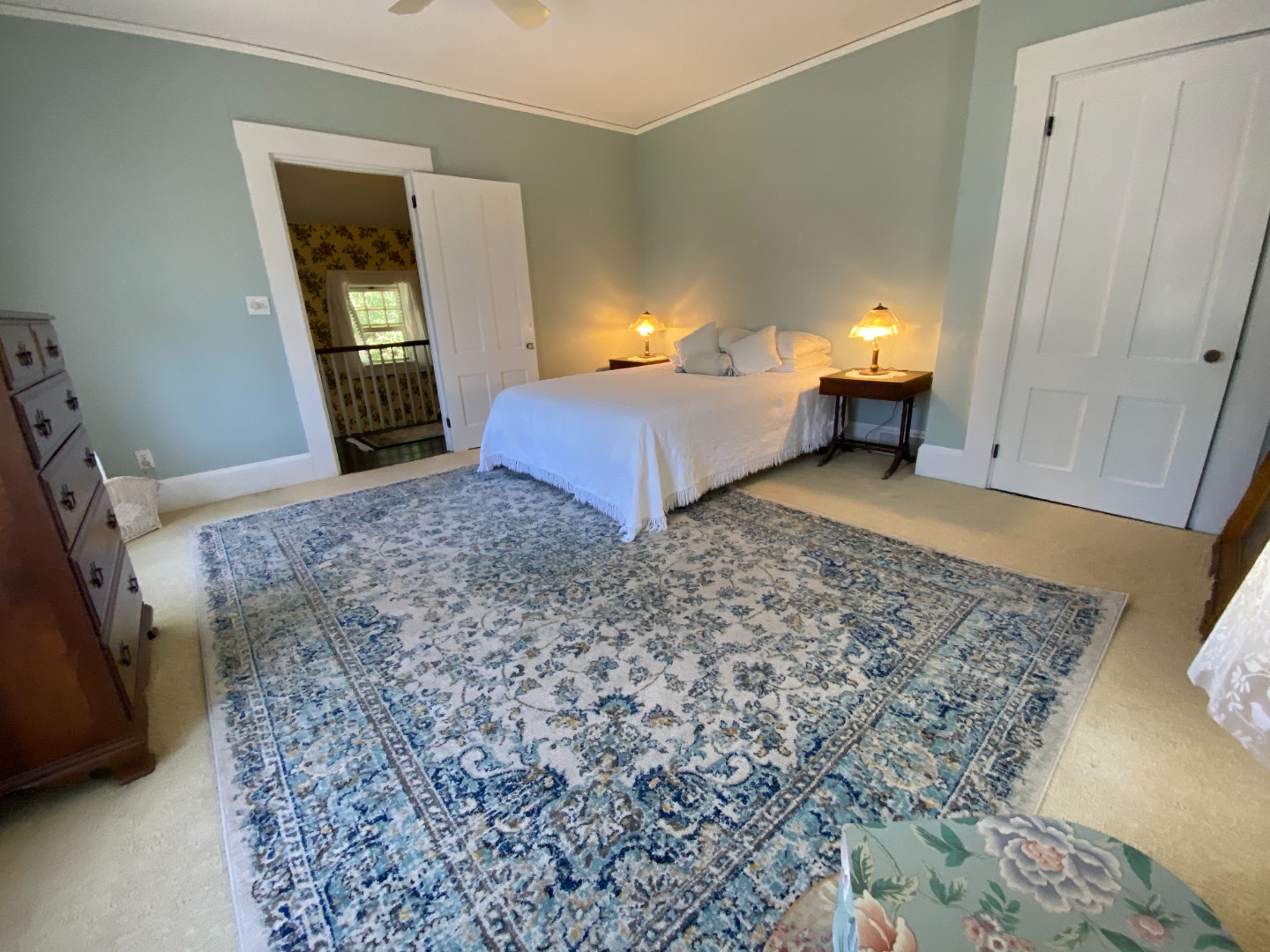 70 Spring Street Vineyard Haven, MA 02568 - Photo 41 of 68 a bedroom with a bed and mirror