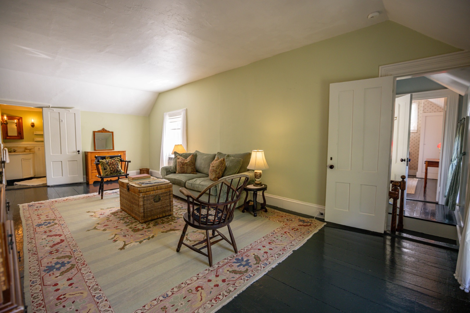 70 Spring Street Vineyard Haven, MA 02568 - Photo 53 of 68 a living room with furniture and a wooden floor