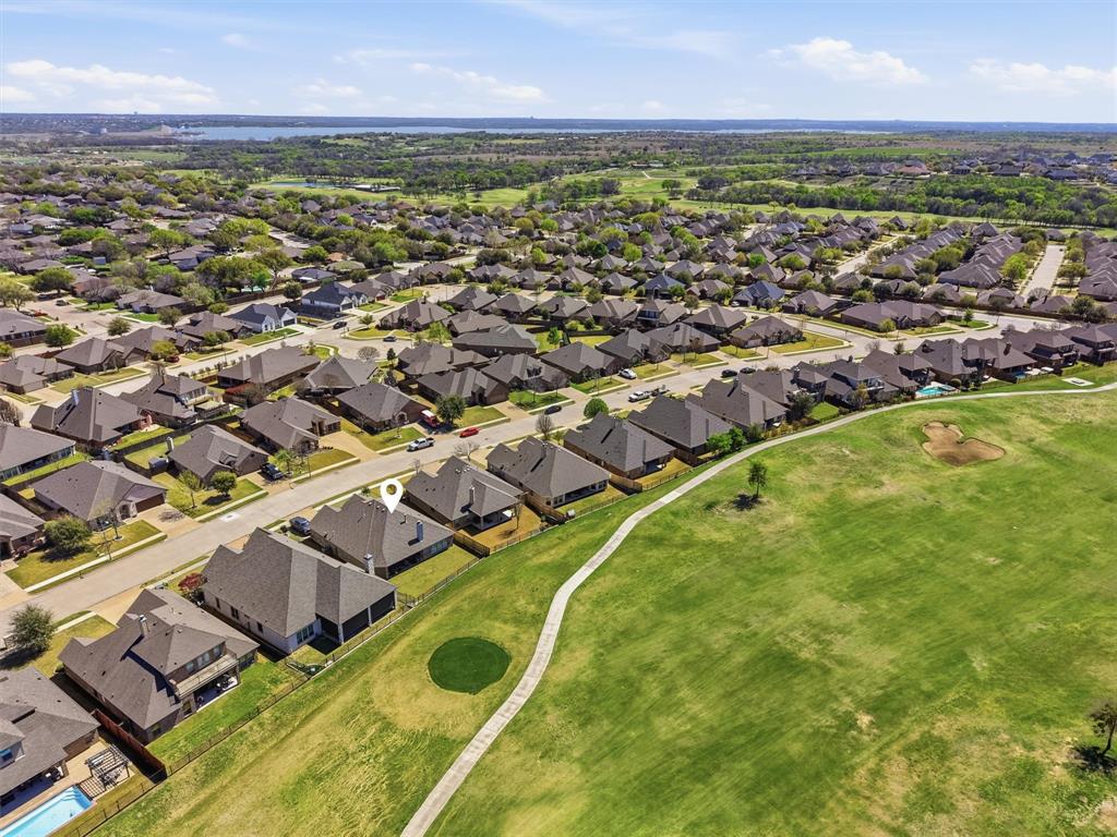 7224 Prestwick Terrace Benbrook, TX 76126 - Photo 24 of 26 an aerial view of residential houses with outdoor space