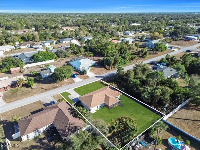 an aerial view of a football ground