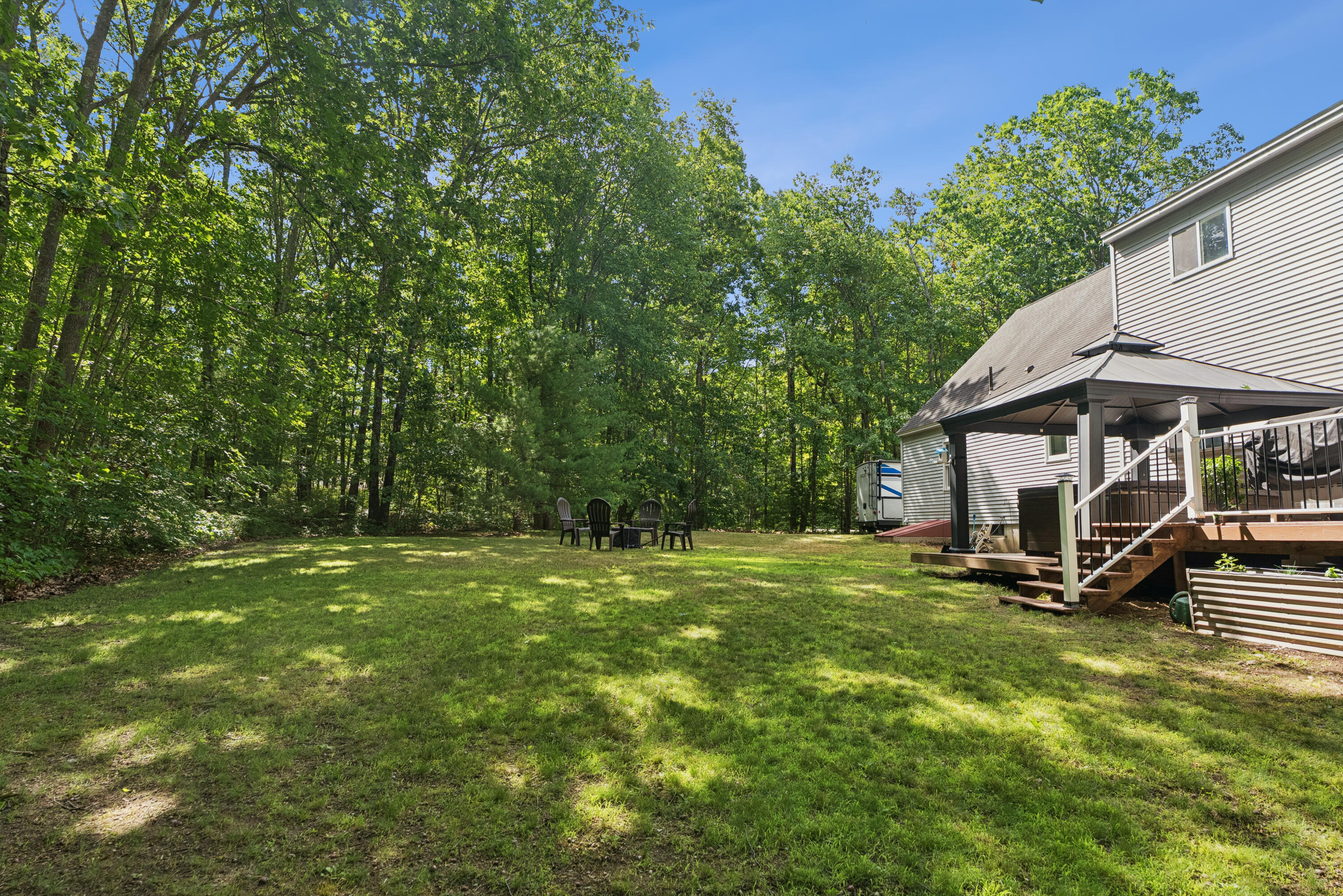 373 Maguire Road Kennebunk, ME 04043 - Photo 35 of 47 Back Yard Surrounded By Trees