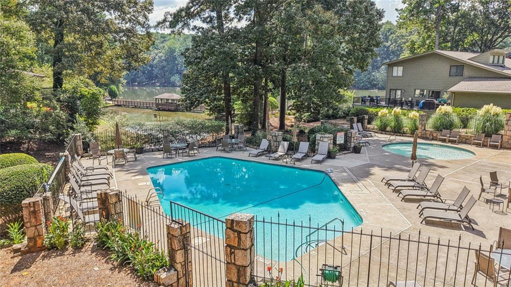 230 Lakeview Ridge East Roswell, GA 30076 - Photo 56 of 70 a view of a backyard with sitting area