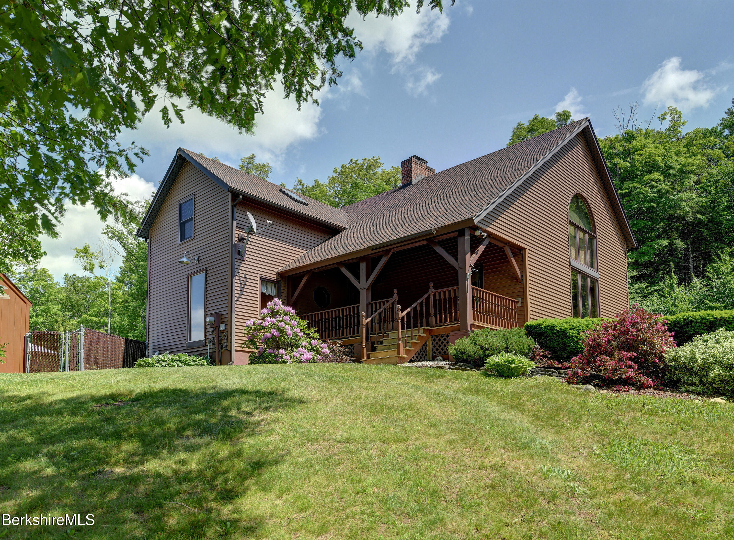1308 Lovers Lane Road Washington, MA 01223 - Photo 3 of 49 a front view of house with yard and green space