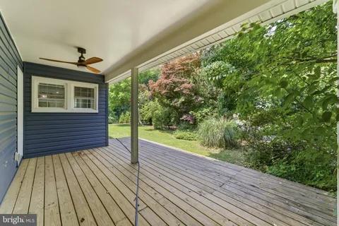 a view of outdoor space and deck