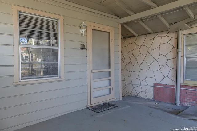 a view of a small space