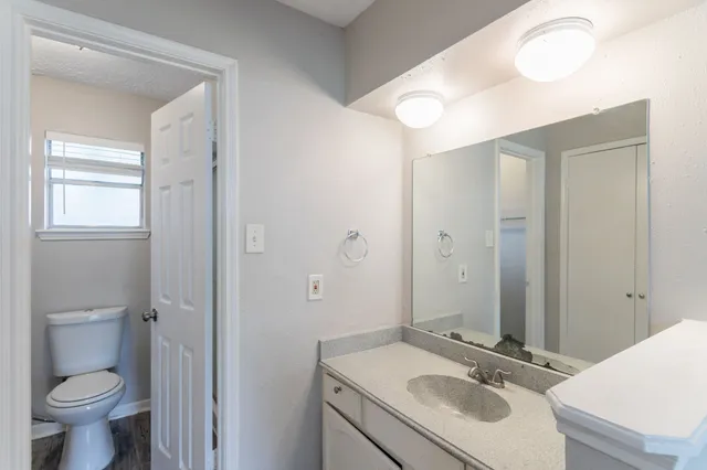 a view of a backyard with a garden