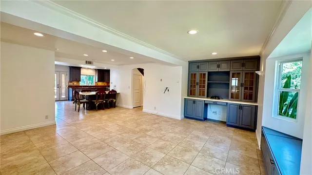 a view of balcony with wooden floor and fence