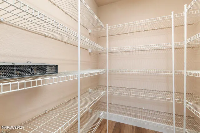 a view of a walk in closet