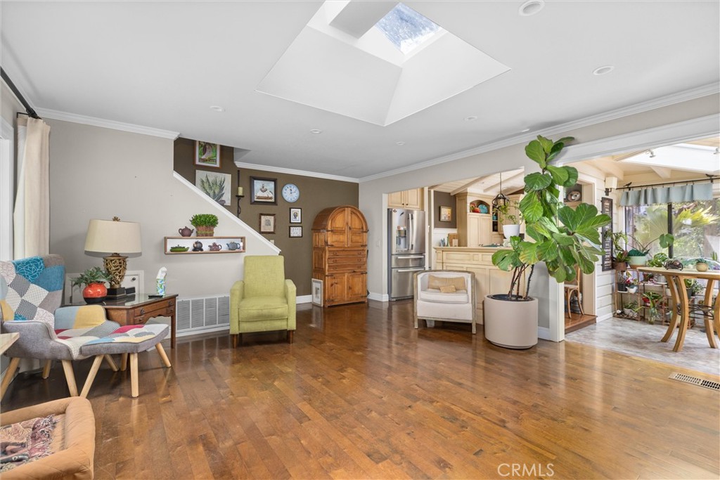 1981 Benson Avenue Cambria, CA 93428 - Photo 9 of 35 View of living room, dining area, and breakfast bar.