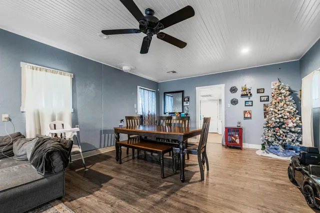 a view of a livingroom with furniture and a rug