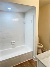 3155 Tangerine Court, Unit 3155 Decatur, GA 30034 - Photo 9 of 24 a bathroom with a bathtub and a toilet