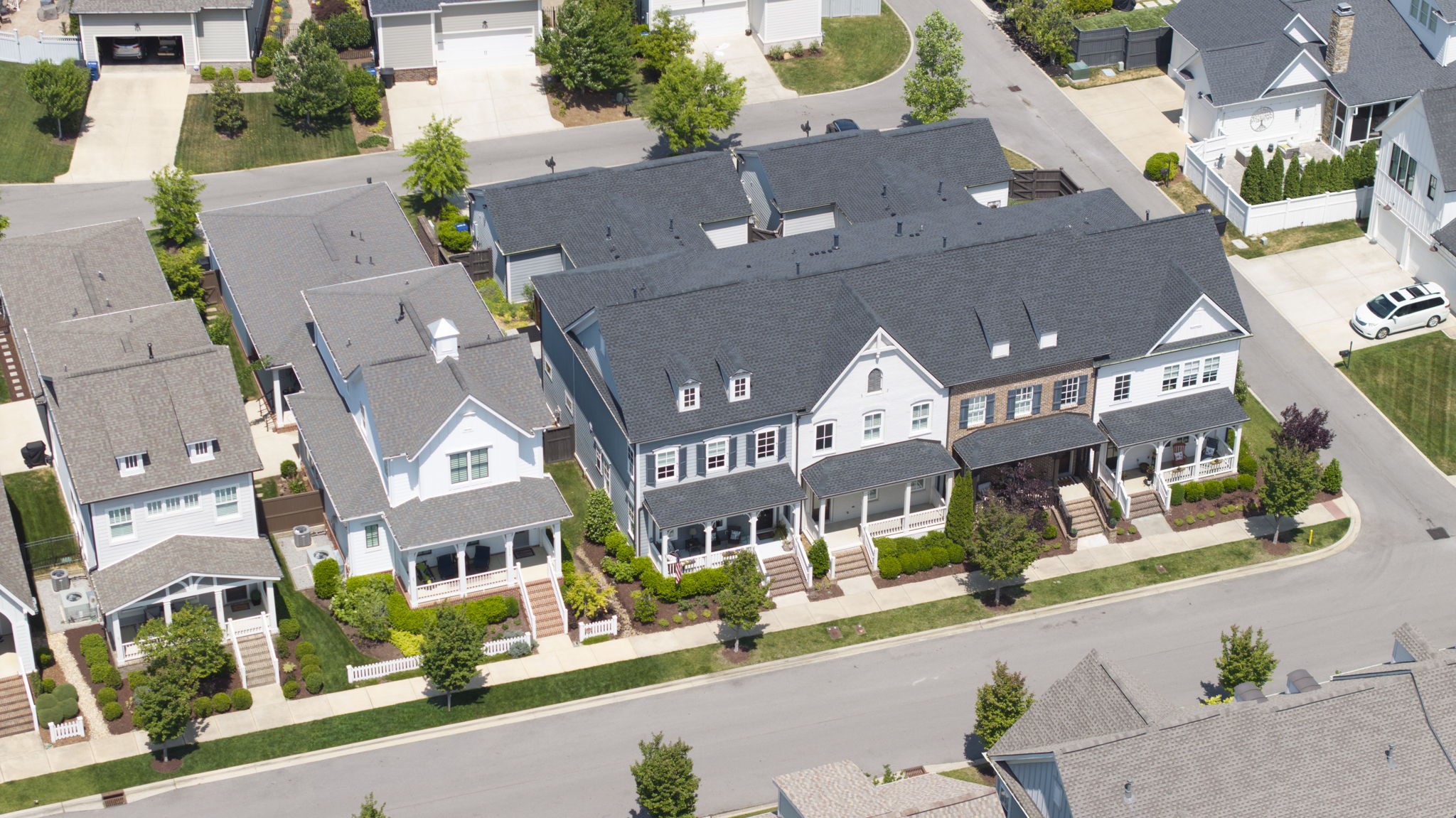 3062 Cheever Street Franklin, TN 37064 - Photo 50 of 51 an aerial view of multiple houses with a street