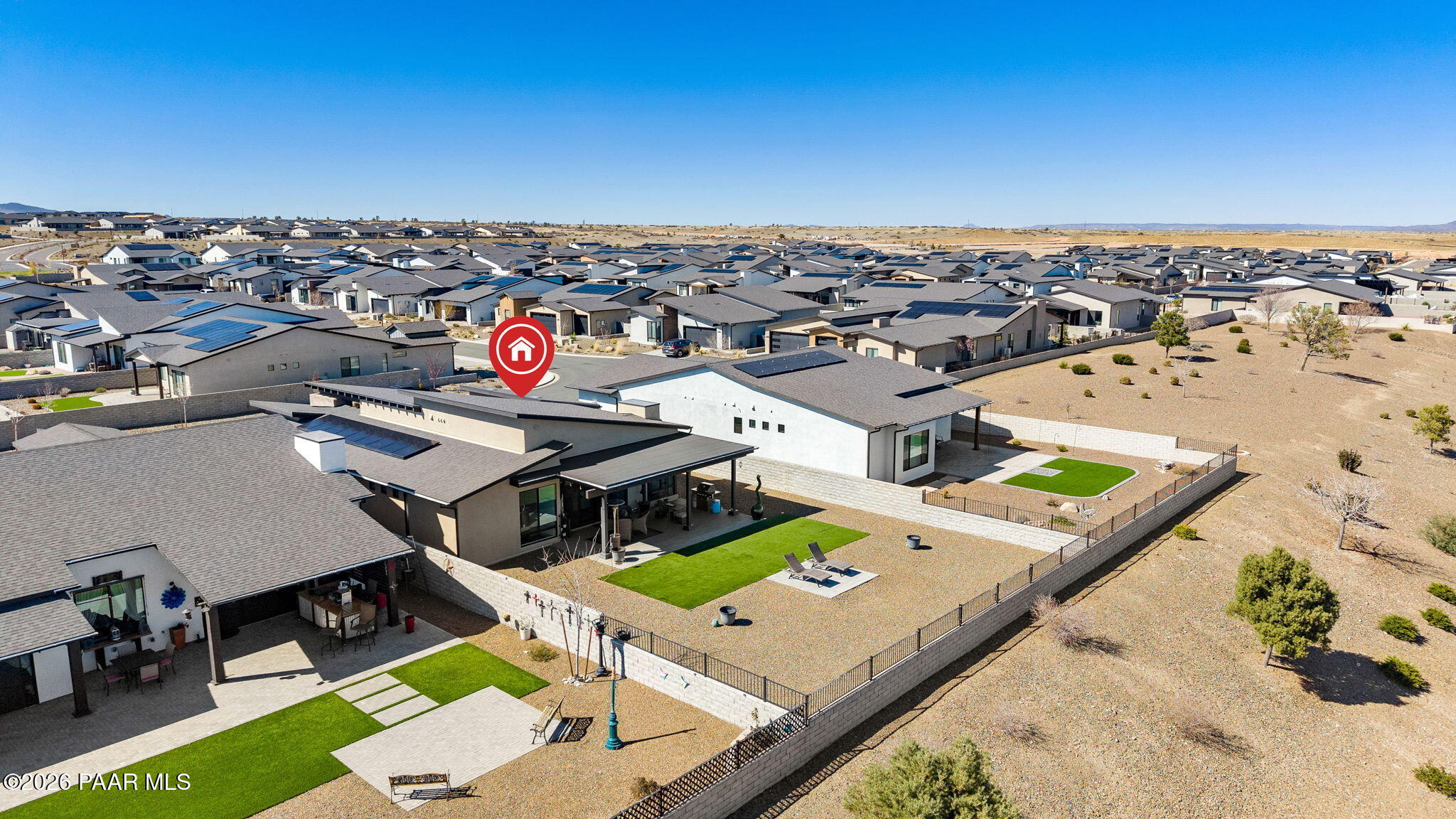 4882 North Yorkshire Loop Prescott Valley, AZ 86314 - Photo 25 of 28 an aerial view of a city