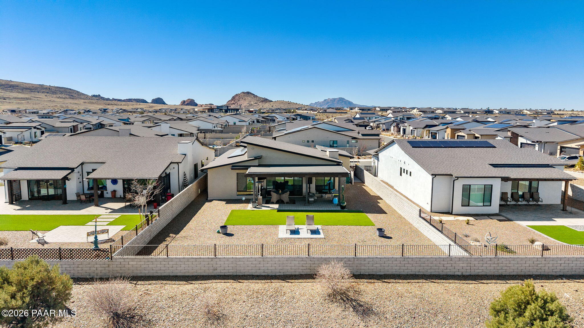 4882 North Yorkshire Loop Prescott Valley, AZ 86314 - Photo 27 of 28 an aerial view of a swimming pool