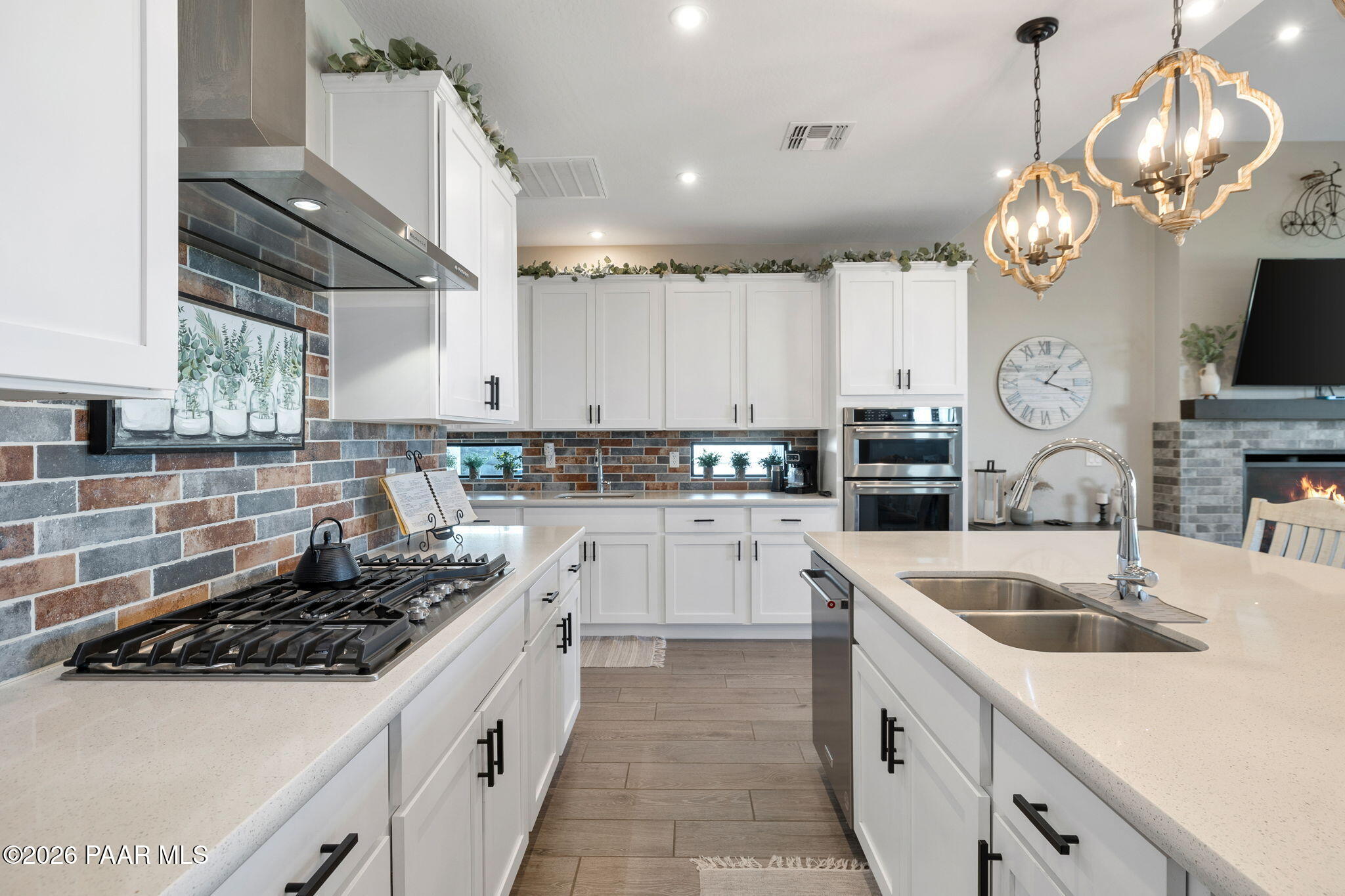4882 North Yorkshire Loop Prescott Valley, AZ 86314 - Photo 9 of 28 a kitchen with a sink a stove and cabinets