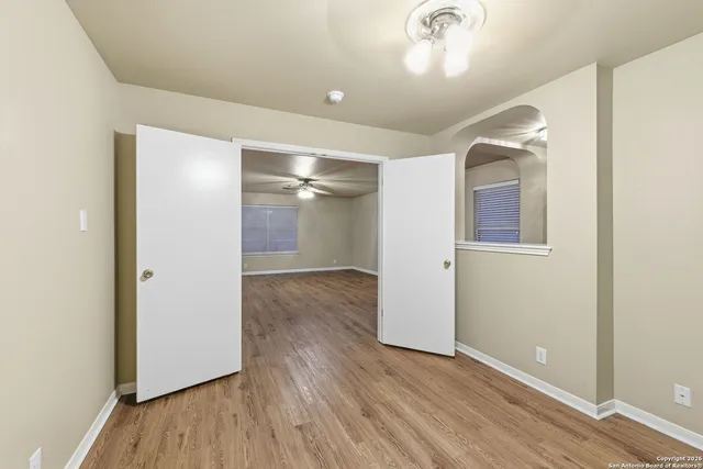wooden floor in an empty room