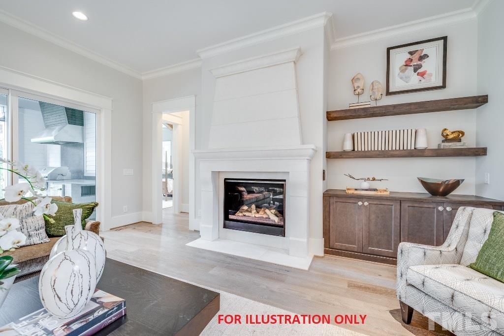 1317 Westfield Avenue Raleigh, NC 27607 - Photo 8 of 29 a living room with furniture and a fireplace