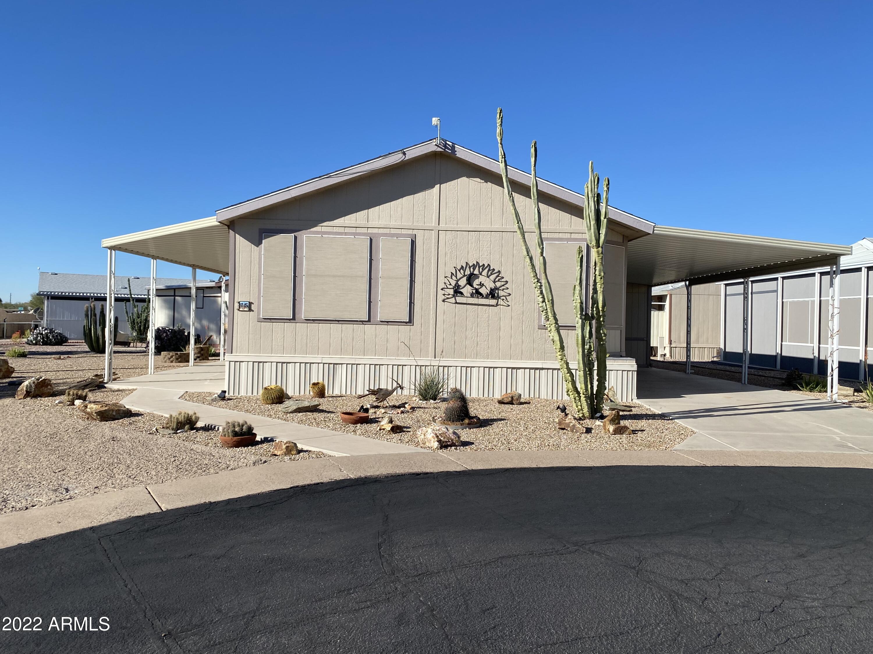 301 South Signal Butte Road, Unit 15 Apache Junction, AZ 85120 - Photo 1 of 30 FRONT OF HOME...KEY PHOTO IMG-8655