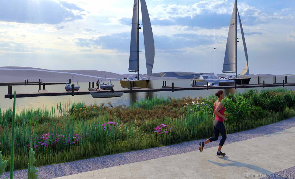 52 Maple Street, Unit 101 Branford, CT 06405 - Photo 9 of 12 a view of a garden with a lake view