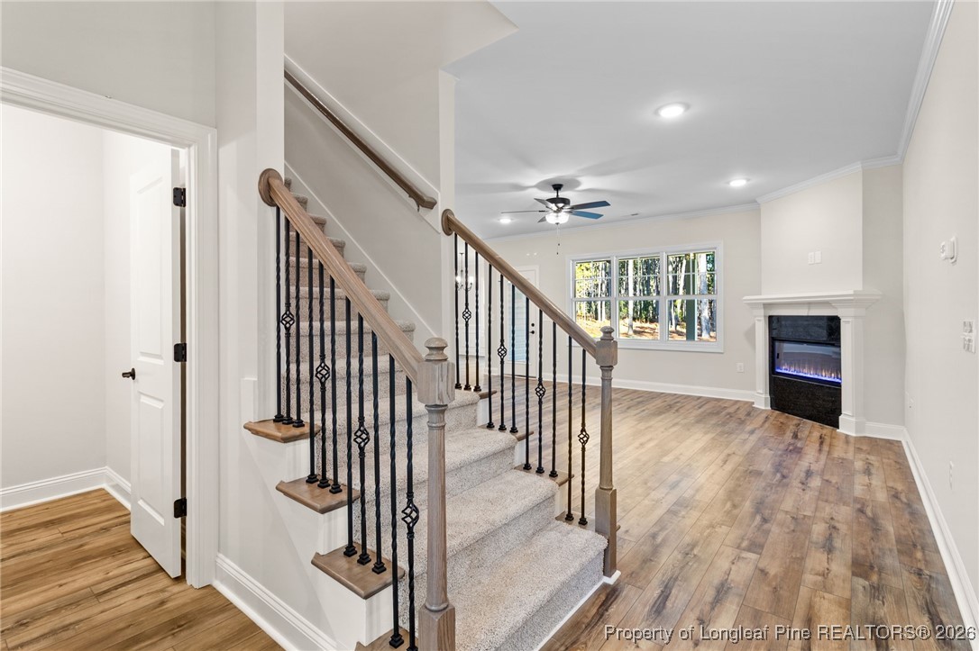 944 Rhum Drive Fayetteville, NC 28311 - Photo 7 of 49 a view of entryway and hall with wooden floor