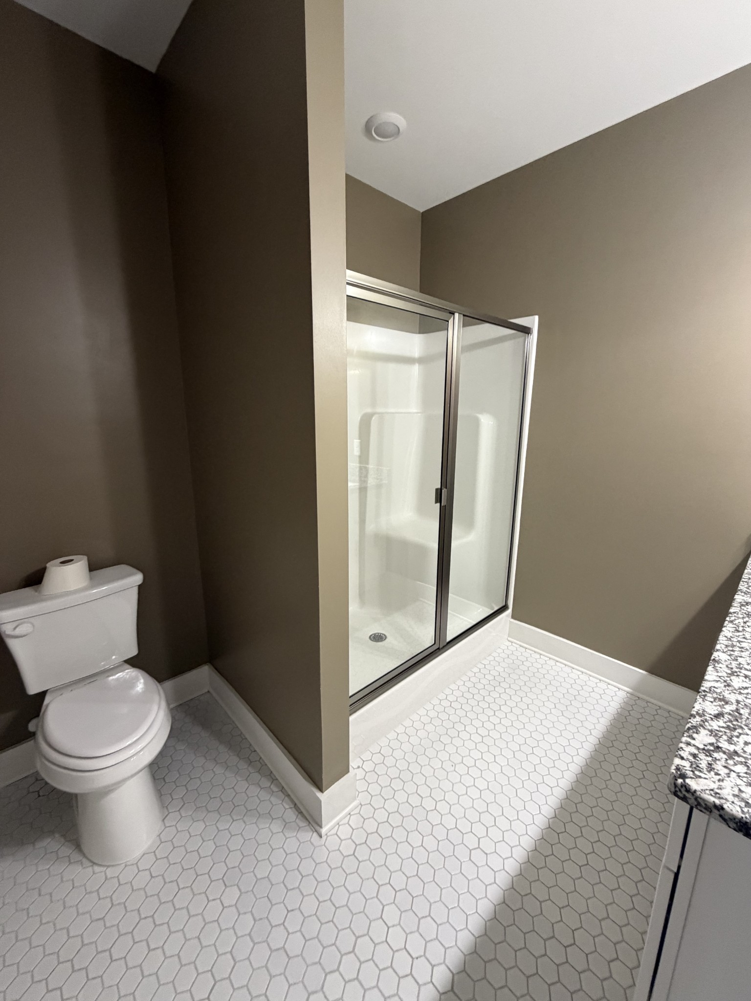 442 Bill Fuson Road McMinnville, TN 37110 - Photo 21 of 29 a bathroom with a toilet and a shower