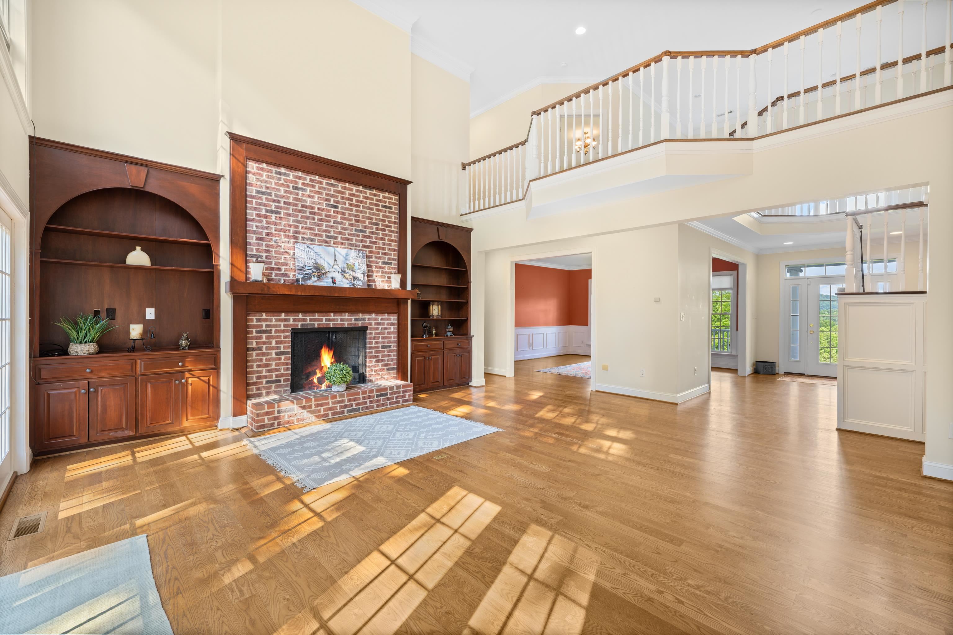 296 Otts Ml Road Raphine, VA 24472 - Photo 14 of 75 a view of a livingroom with wooden floor and a fireplace