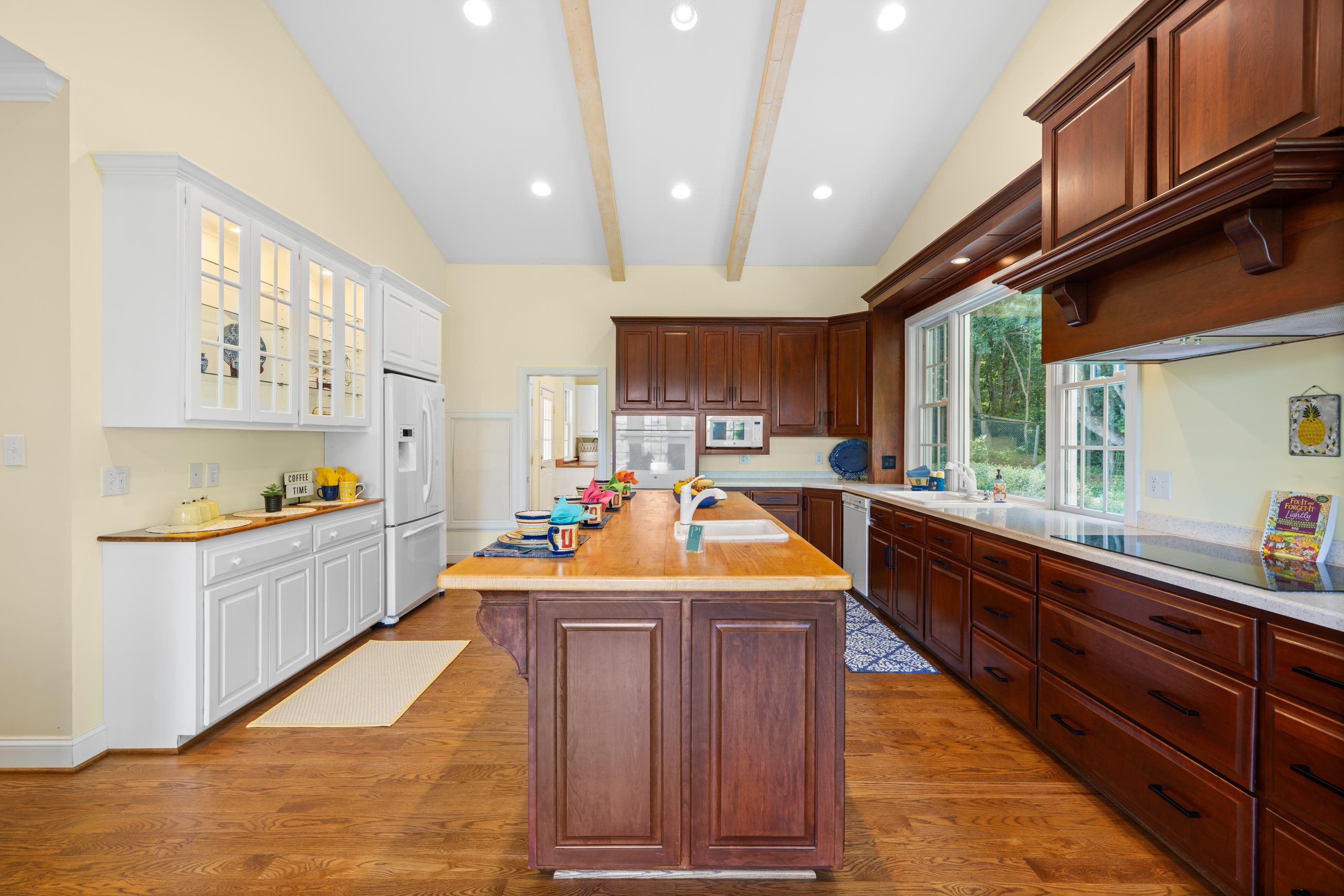 296 Otts Ml Road Raphine, VA 24472 - Photo 20 of 75 a large kitchen with lots of counter space and wooden floor