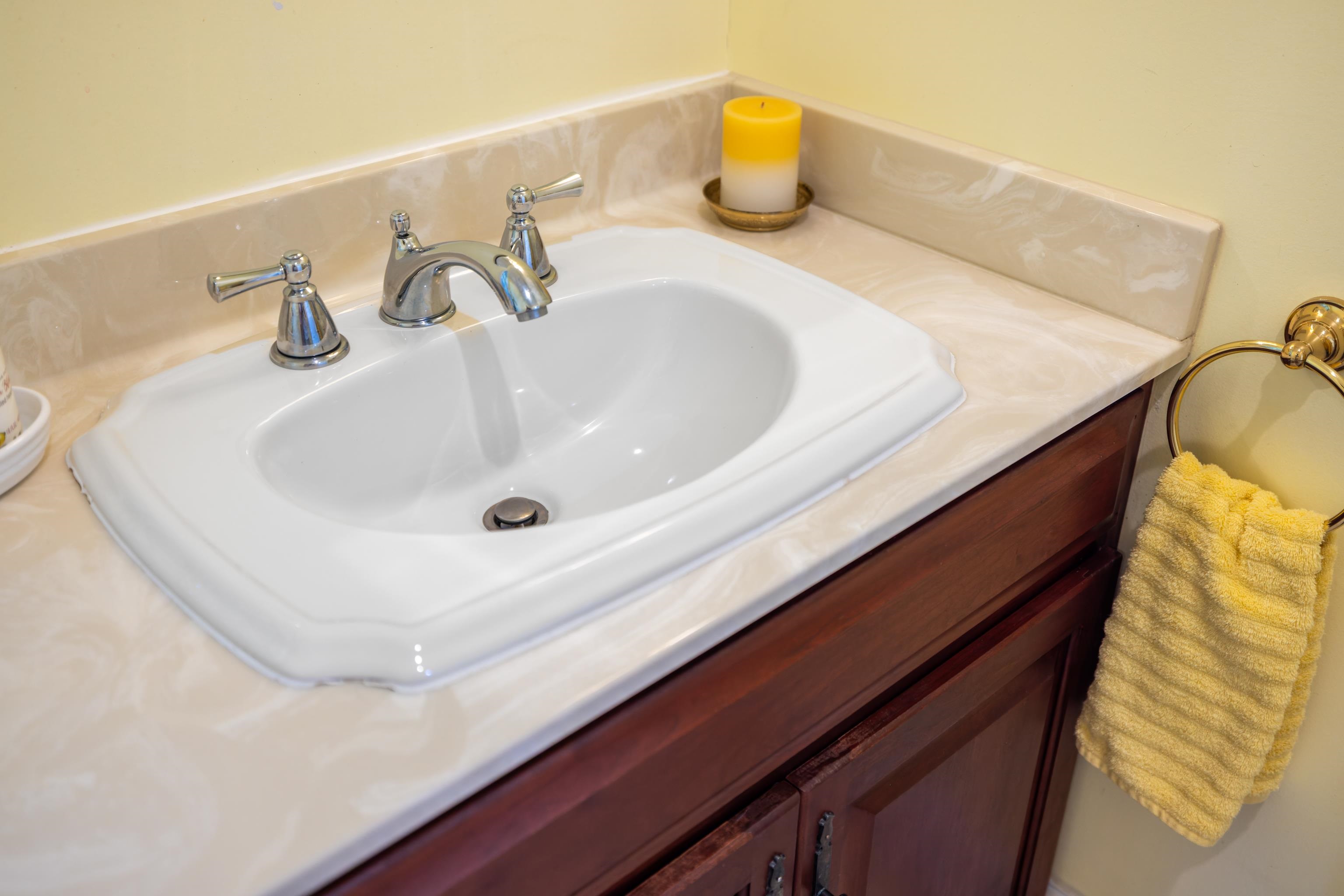 296 Otts Ml Road Raphine, VA 24472 - Photo 25 of 75 a bathroom with a sink and a mirror