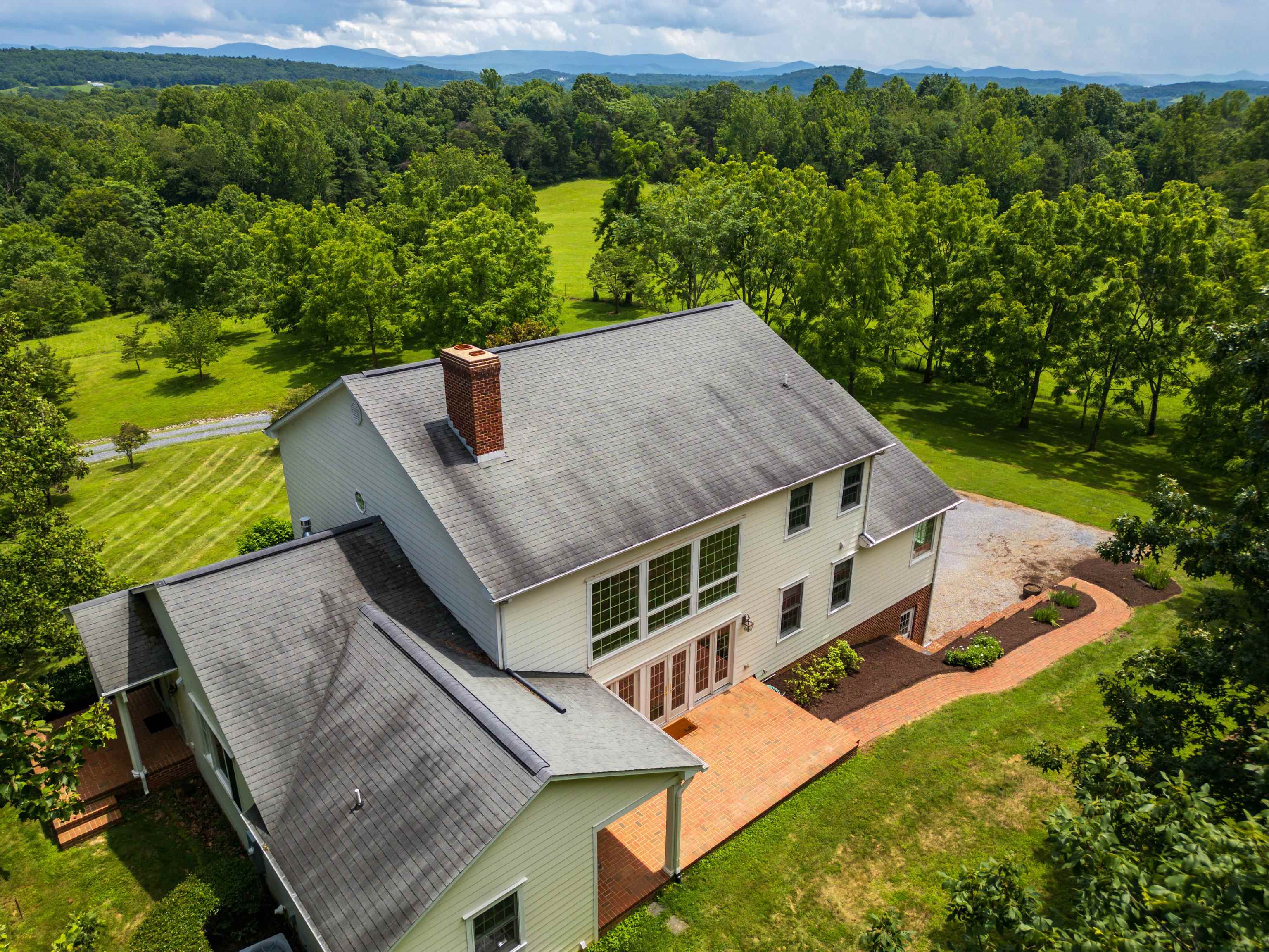 296 Otts Ml Road Raphine, VA 24472 - Photo 73 of 75 an aerial view of a house with a yard