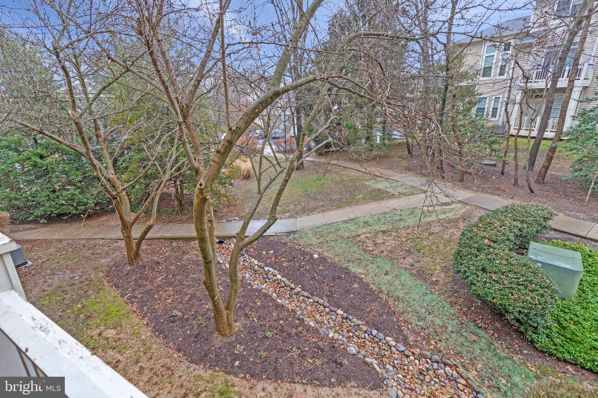 11405 Windleaf Court, Unit 23 Reston, VA 20194 - Photo 22 of 24 a view of a yard with plants and trees
