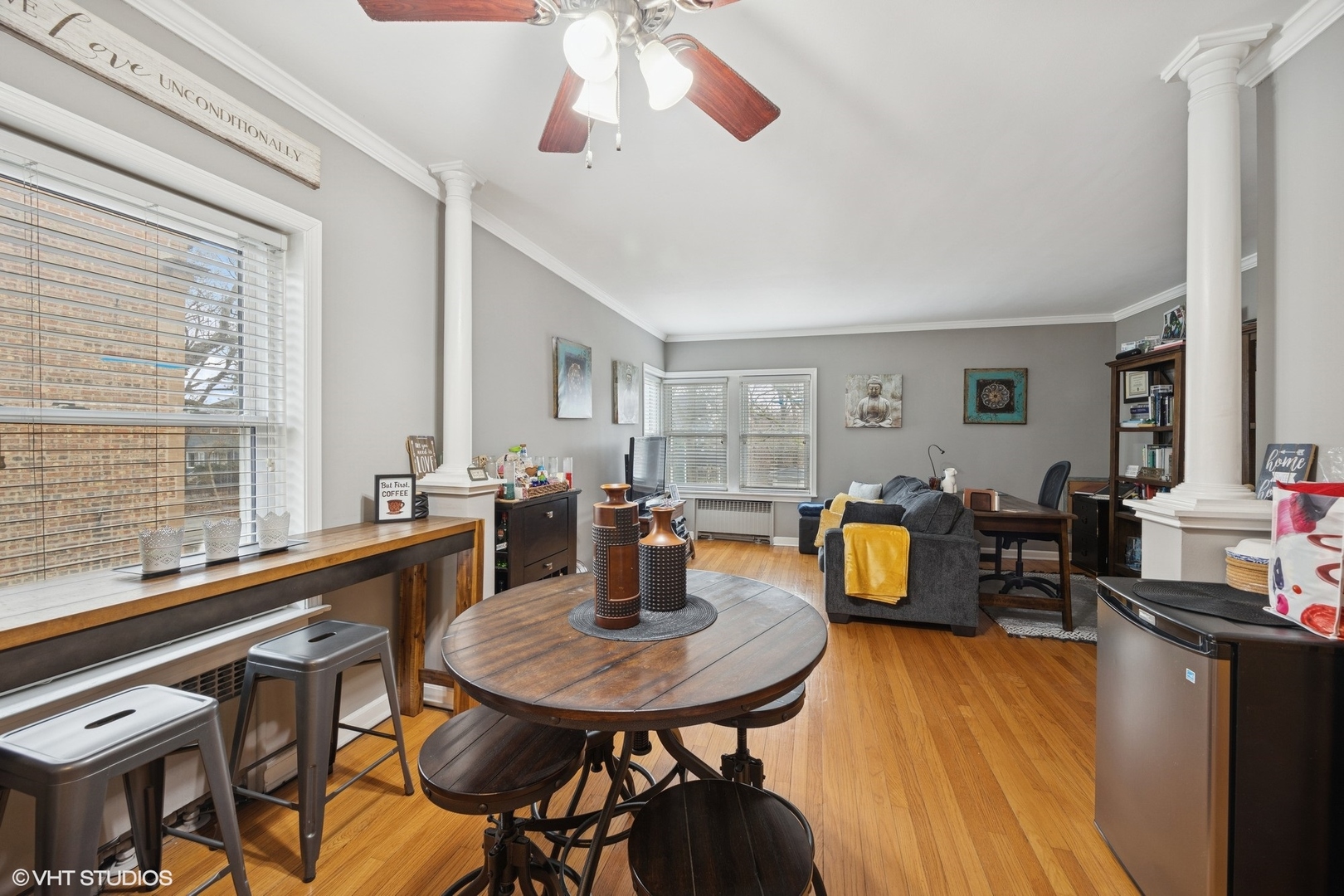 100 Pine Avenue, Unit 3 Riverside, IL 60546 - Photo 8 of 14 a view of a dining room with furniture and window