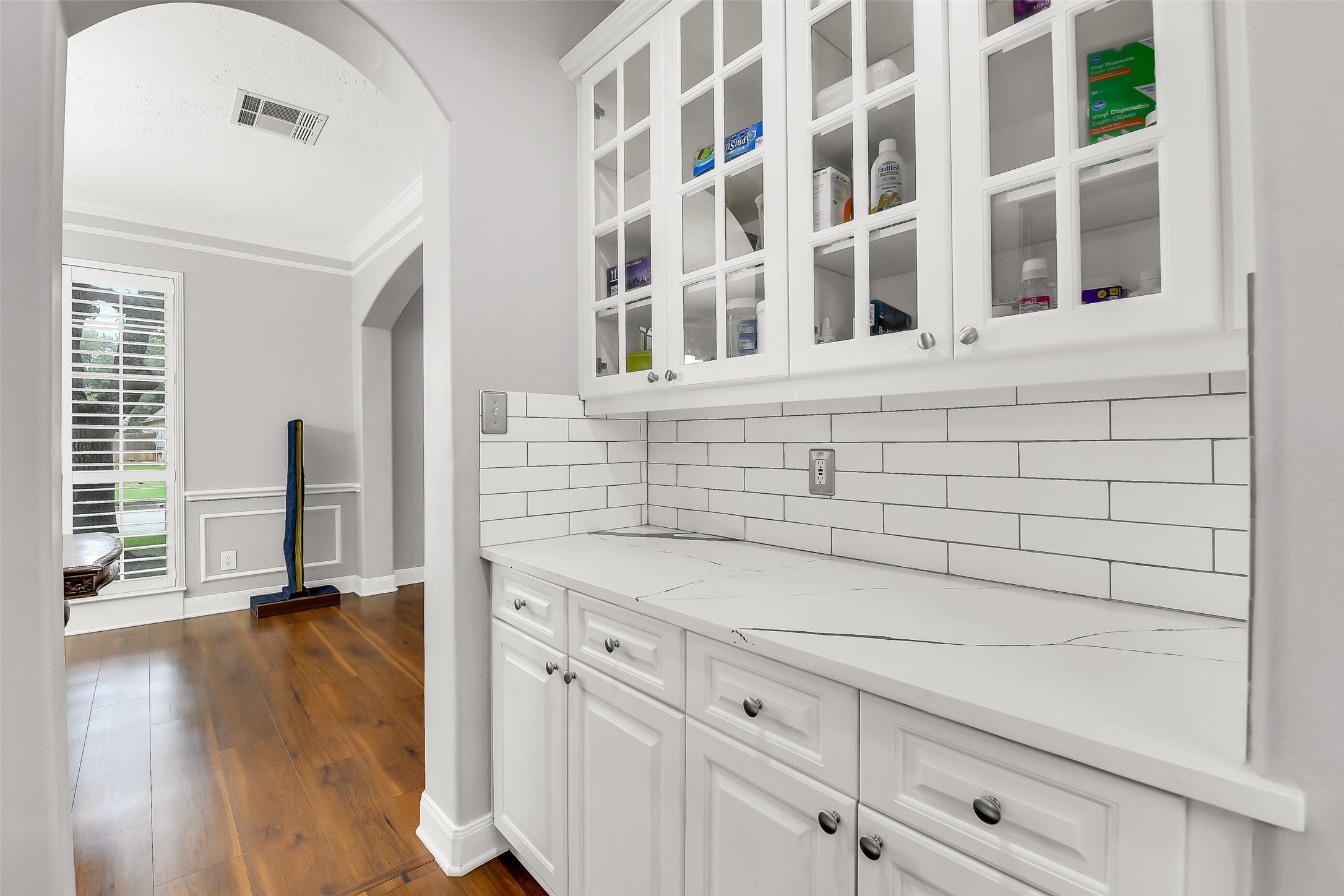 18414 Bull Pine Drive Spring, TX 77379 - Photo 26 of 43 a bathroom with a sink and a mirror
