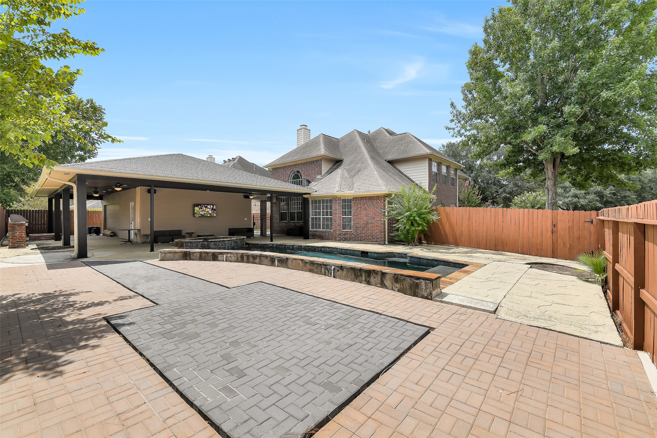 18414 Bull Pine Drive Spring, TX 77379 - Photo 41 of 43 a house view with a outdoor space